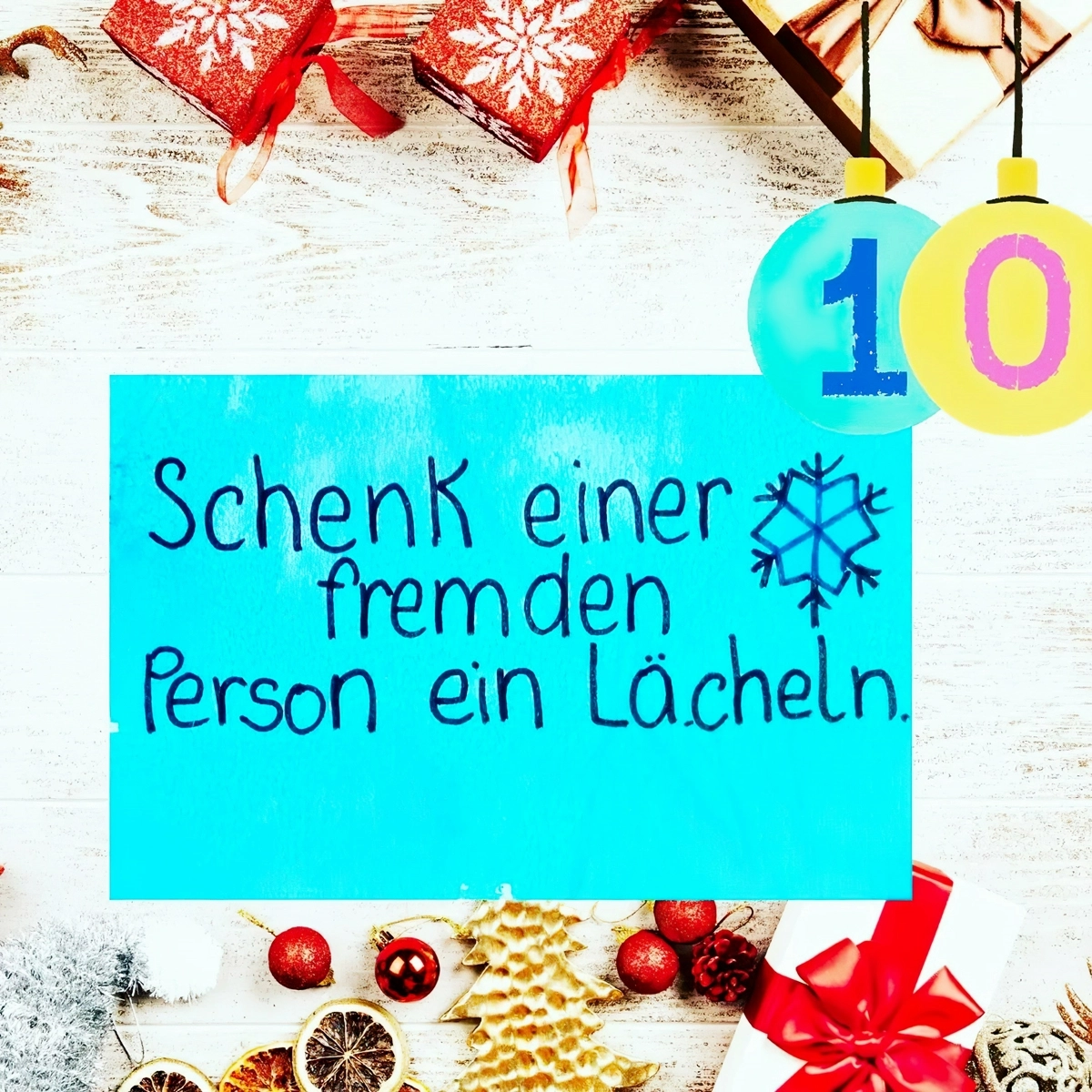 schoenes weihnachten schenk einer fremden person ein laecheln lisaswortwerkstatt