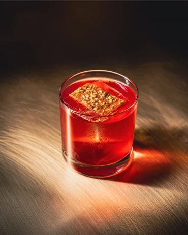 spiced old fashion cocktail