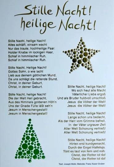 stille nacht heilige nacht text