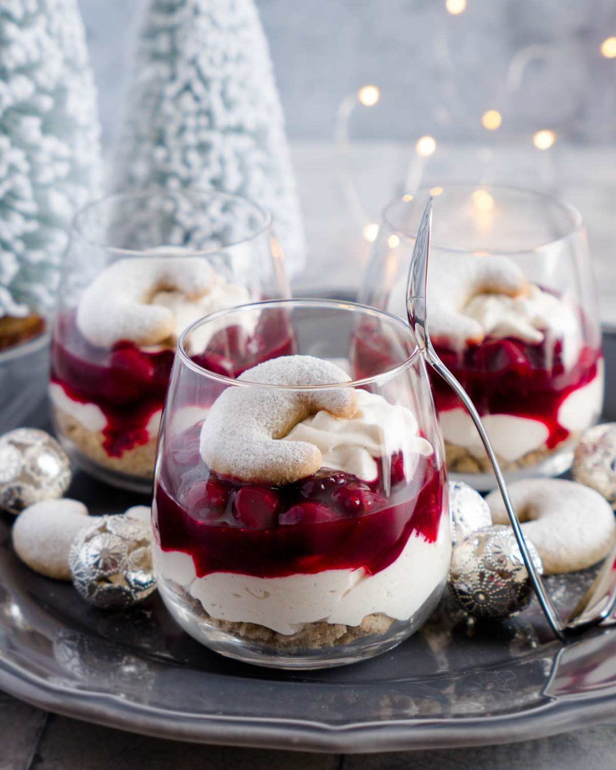 weihnachtliches dessert im glas rezept