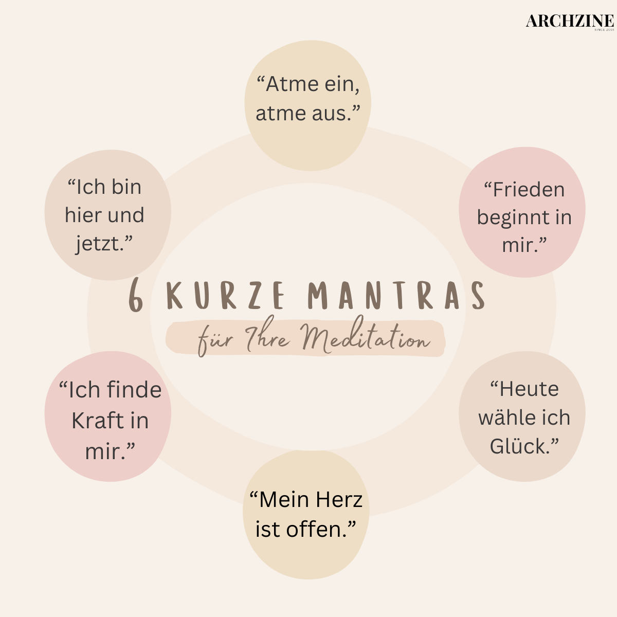 6 kurze mantras für meditation