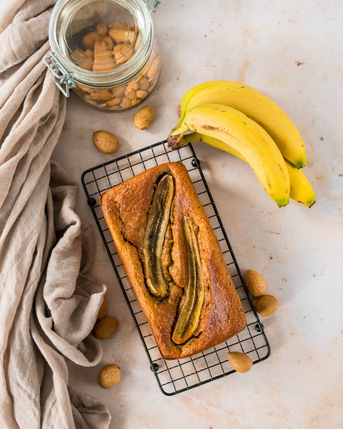 bananenbrot für den brunch im voraus zubereiten