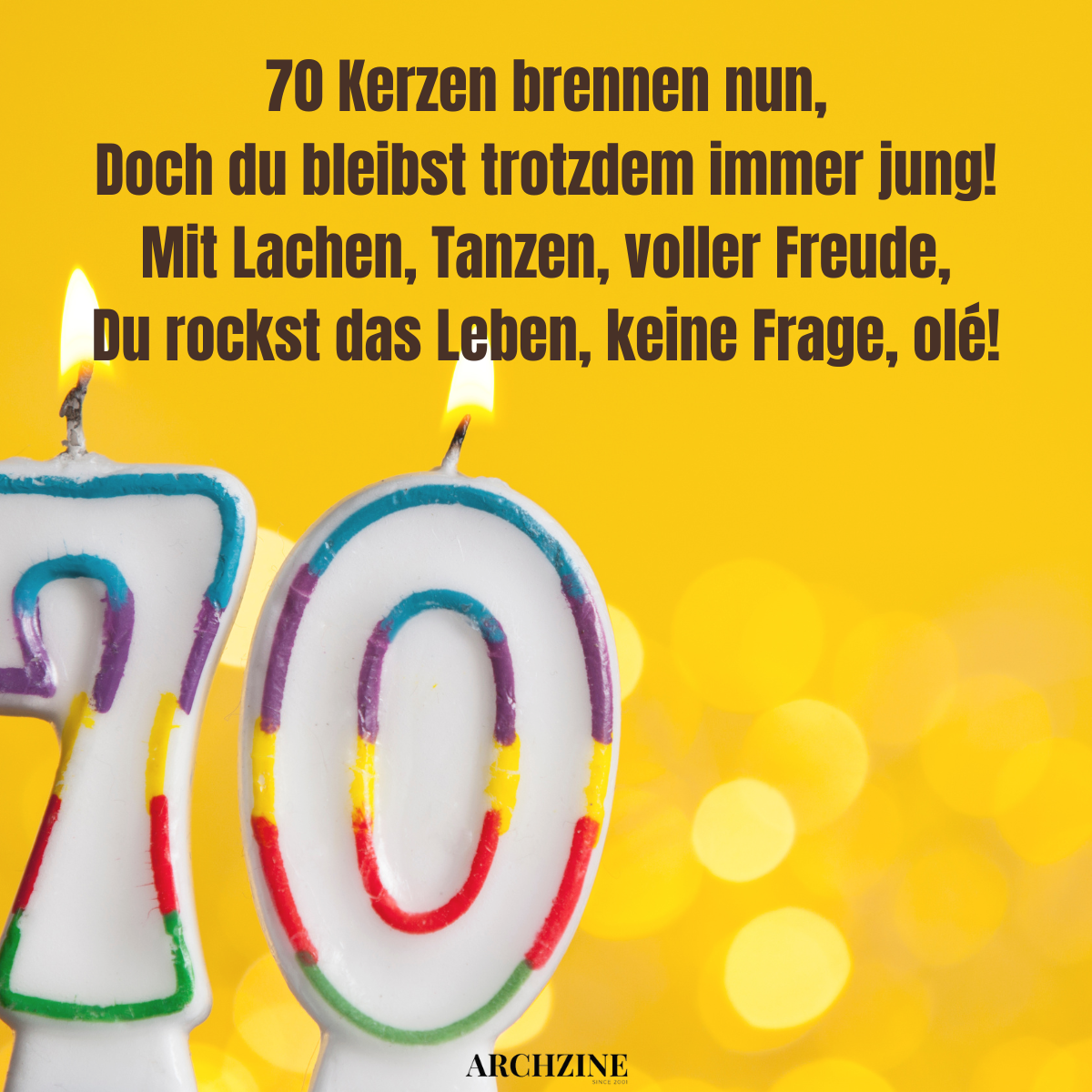 lustige gedichte zum geburtstag 70