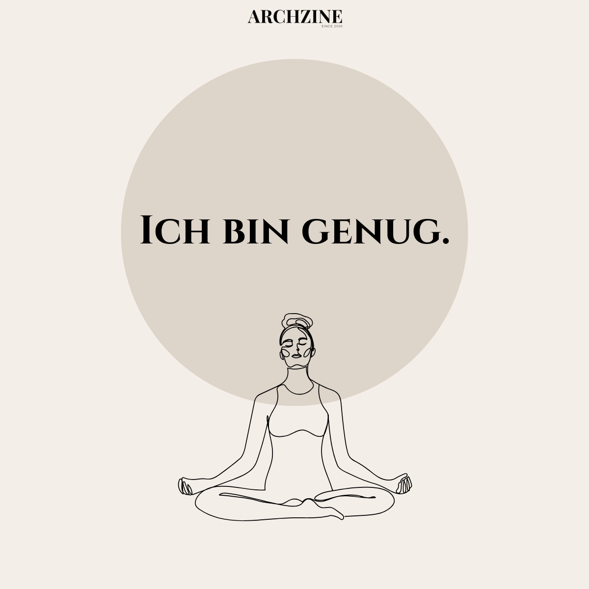 mantra für meditation ich bin genug