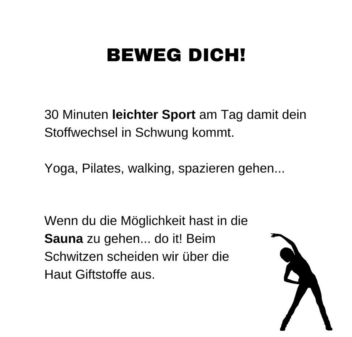 darm und leber entgiften mit sport