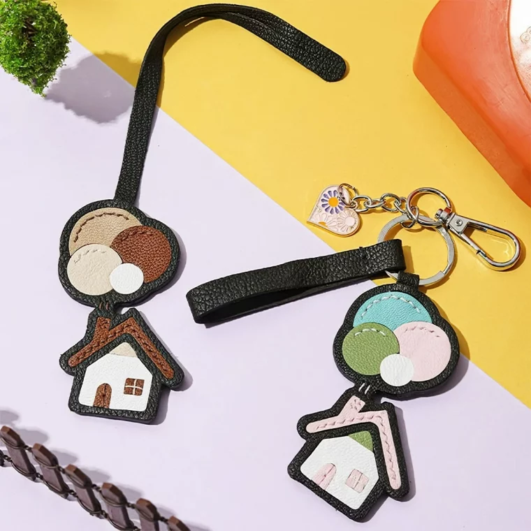 diy anhaenger fuer schluessel anleitung basteln mit kindern popsewing.diy.handmade
