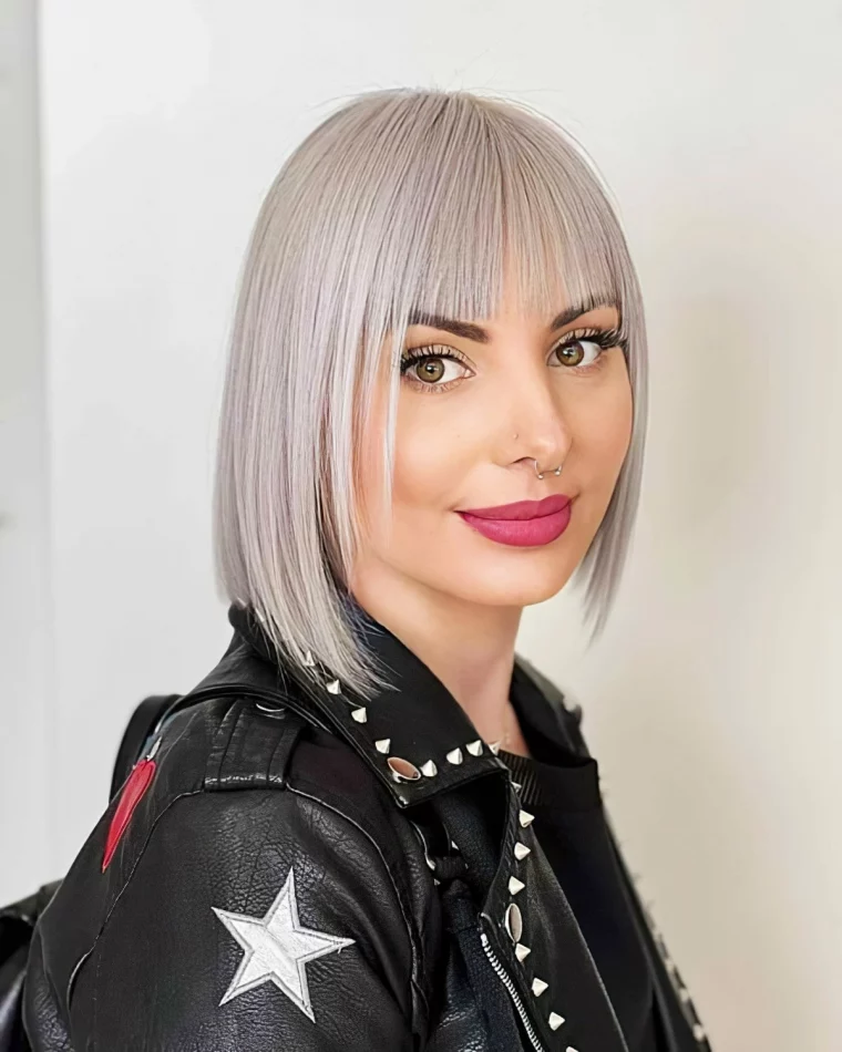 frisuren fransig mit pony kurze graue haare frisuren 2025 bob patrizia dessardo