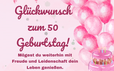 glückwunsch zum 50 geburtstag geburtstagskarte