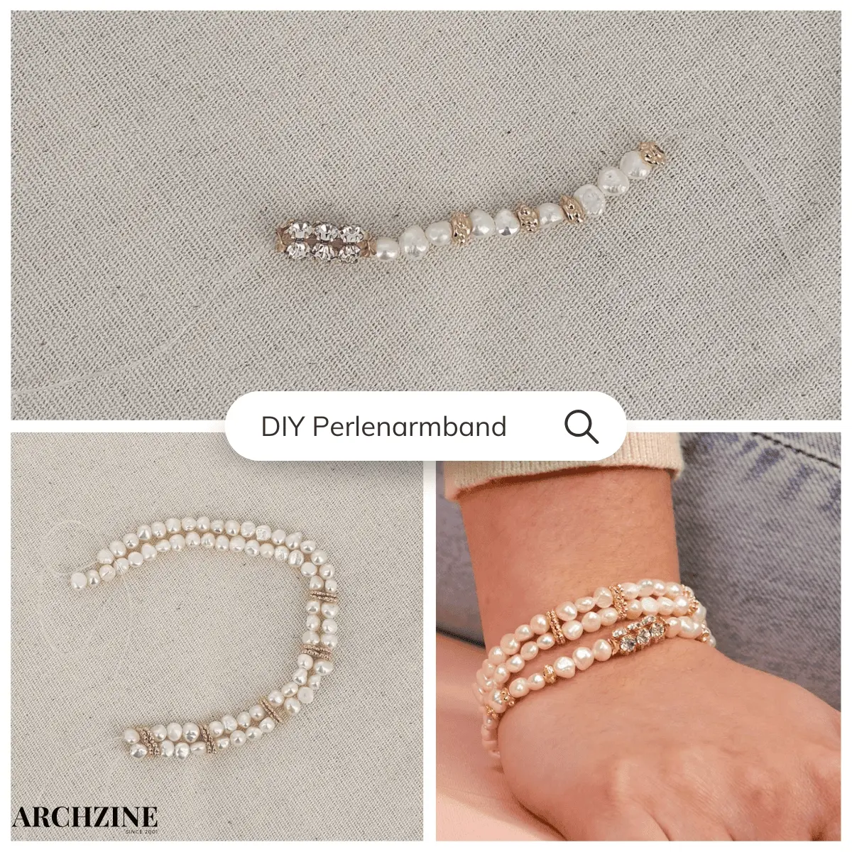 diy perlenarmband einfach und schnell