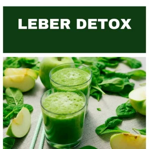 leber detox plan lebensmittel äpfel und spinat