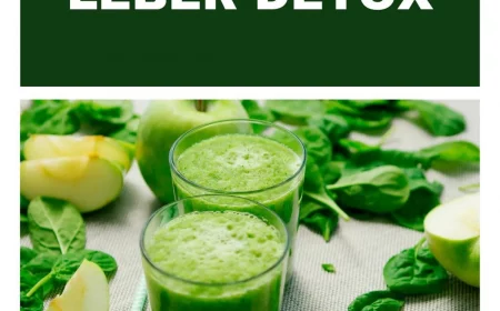 leber detox plan lebensmittel äpfel und spinat