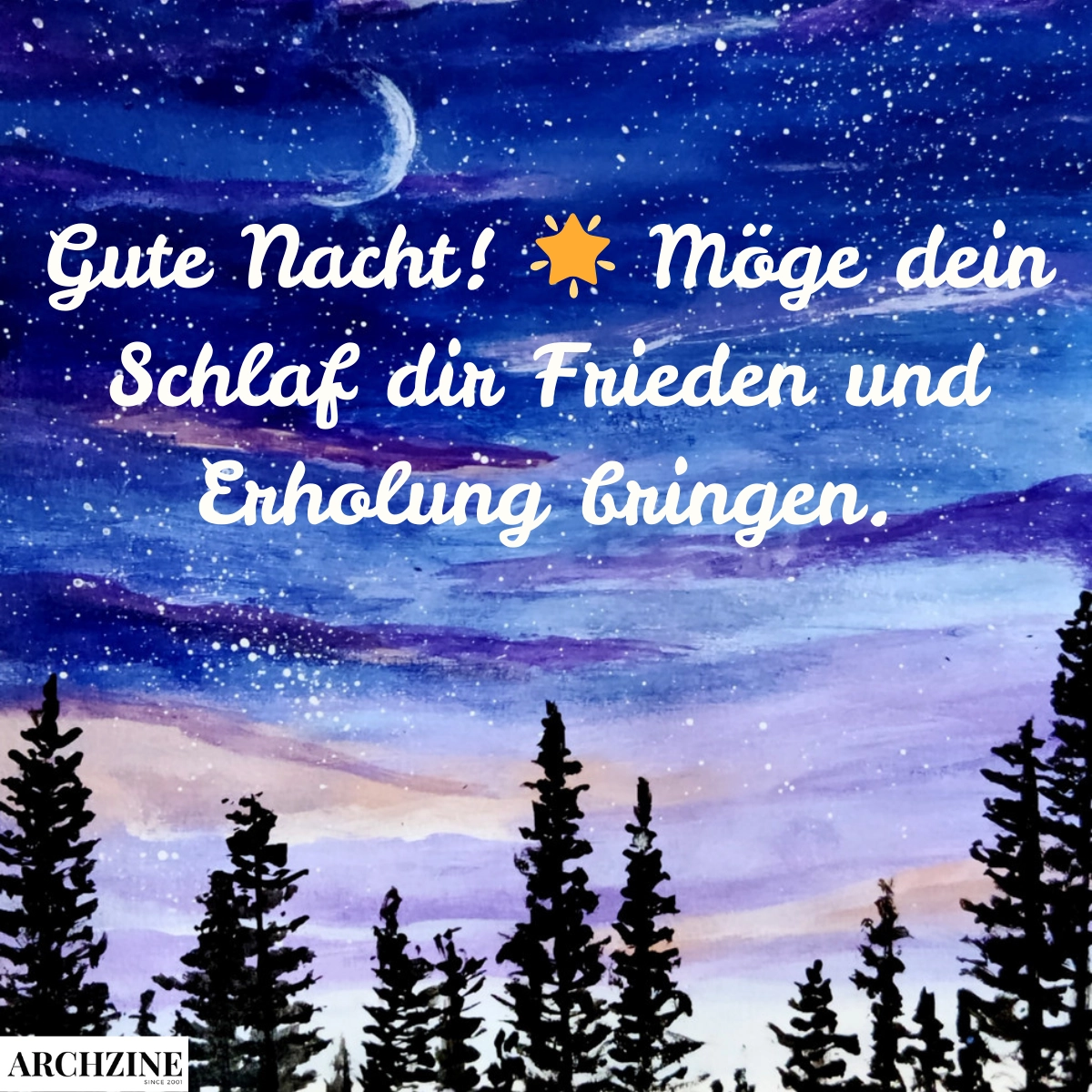 liebe gute nachts grüße mit herz frieden und erholung