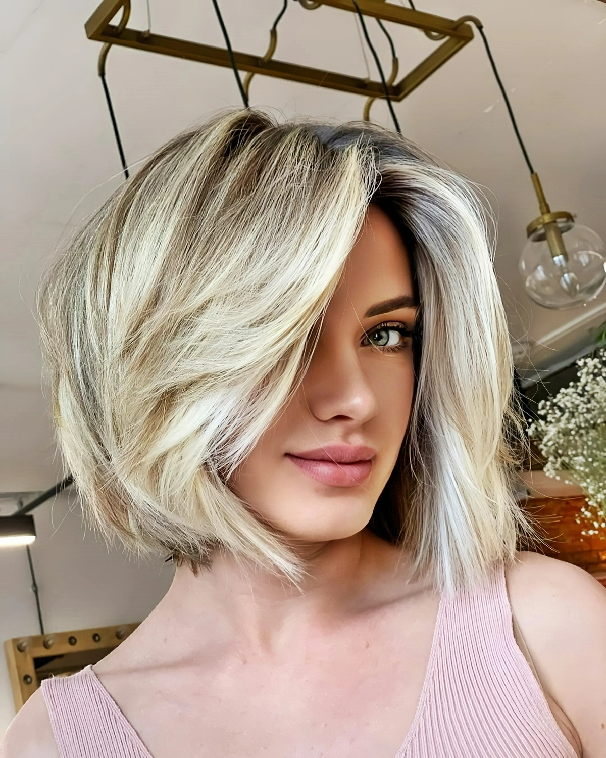 long bob frisuren verlumenschnitt kurze haare blonder bob 2025 yasinatalayinn