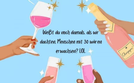 lustige sprüche 30 geburtstag champagner gläser mit 30 schon erwachsen