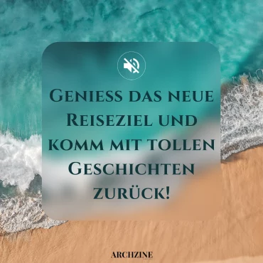 spruch zum urlaub