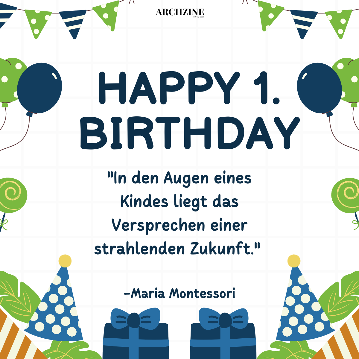 sprüche zum 1 geburtstag maria montessori