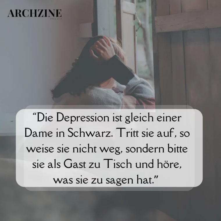 was eine depression ist spruch