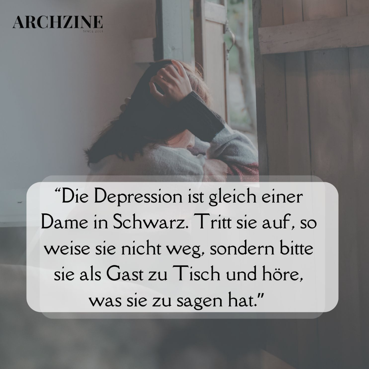 was eine depression ist spruch