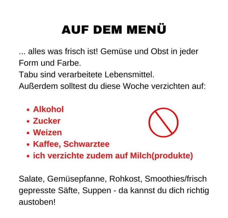 was schadet der leber worauf im menü verzichten