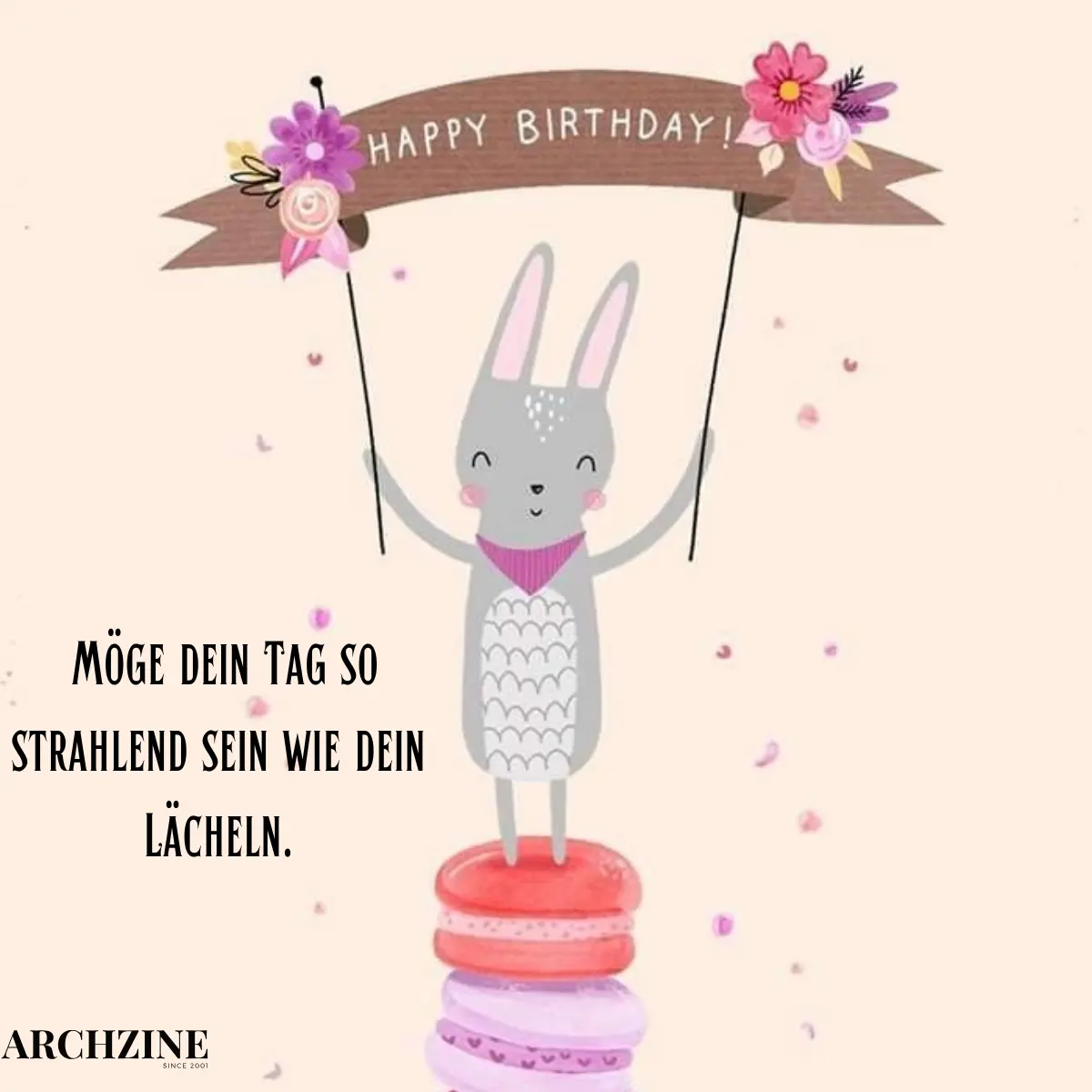 whatsapp bilder geburtstag frau häschen french macarons
