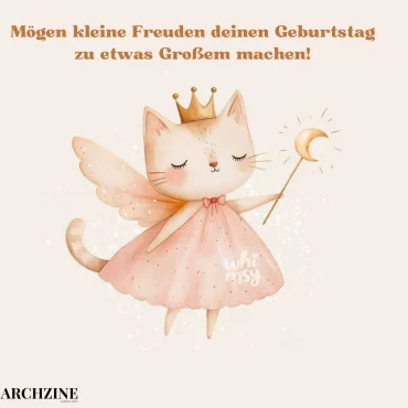 whatsapp bilder geburtstag kostenlos katze mit zaubersäbchen