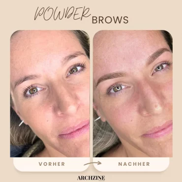 vorher nachher powder brows