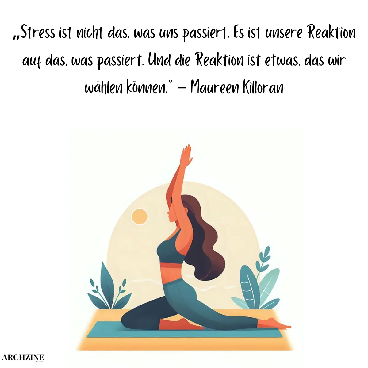 coole yoga sprüche was ist stress