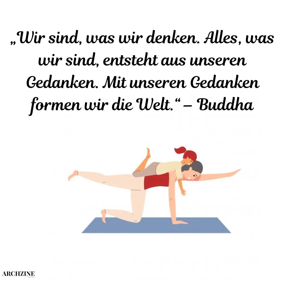 schöne yoga bilder wir sind was wir denken