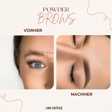 vorher und nachher powder brows