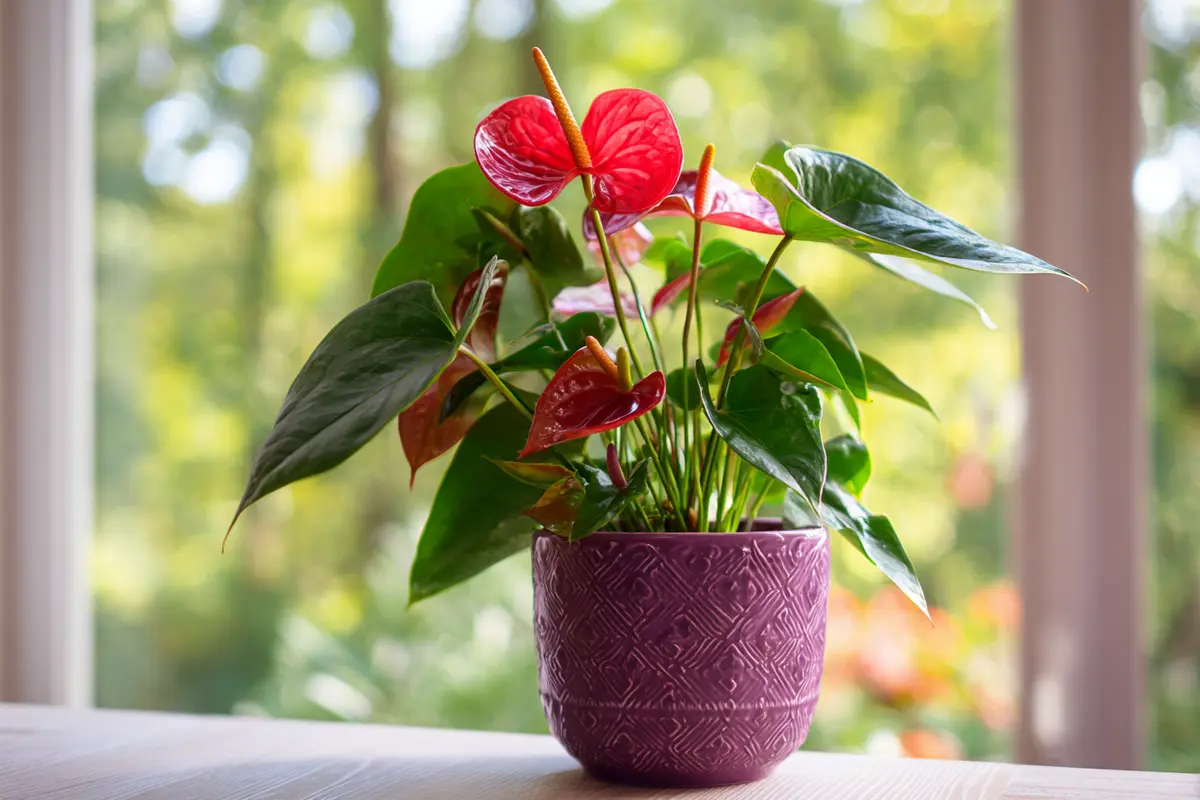 1 teelyffel davon ins wasser ihr anthurium blyht wie verryckt