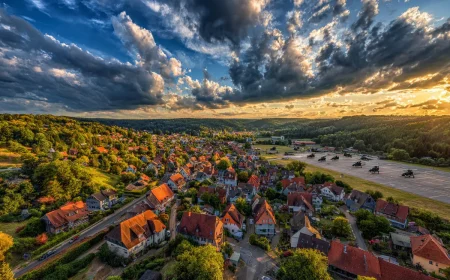 760 einwohner 47 chinooks ein dorf wird nato festung