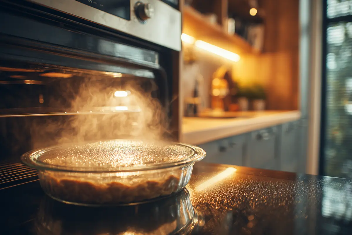 backofen reinigen ohne schrubben der 10 minuten dampf trick 2