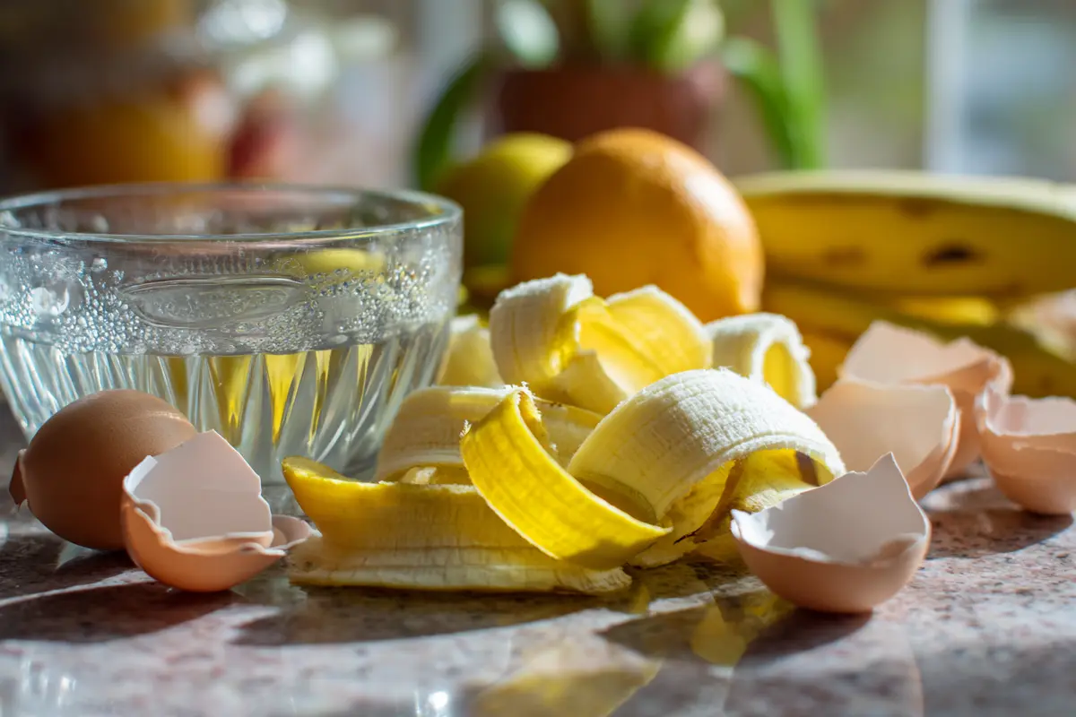 bananenschalen eierschalen mischen der geniale trick 2