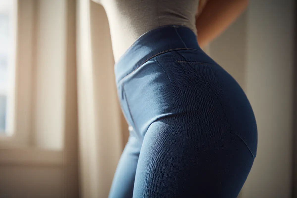 ce jean sculpte le ventre en une taille de ryve 2