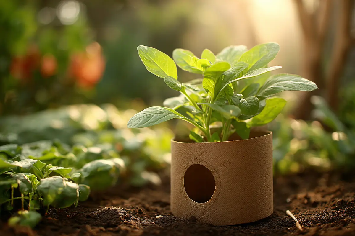 eine rolle toilettenpapier der geniale gyrtner trick fyr ihre pflanzen