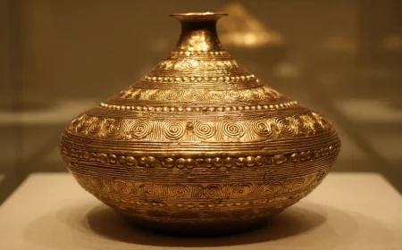 fischer findet vase am strand 3000 jahre altes gold darin