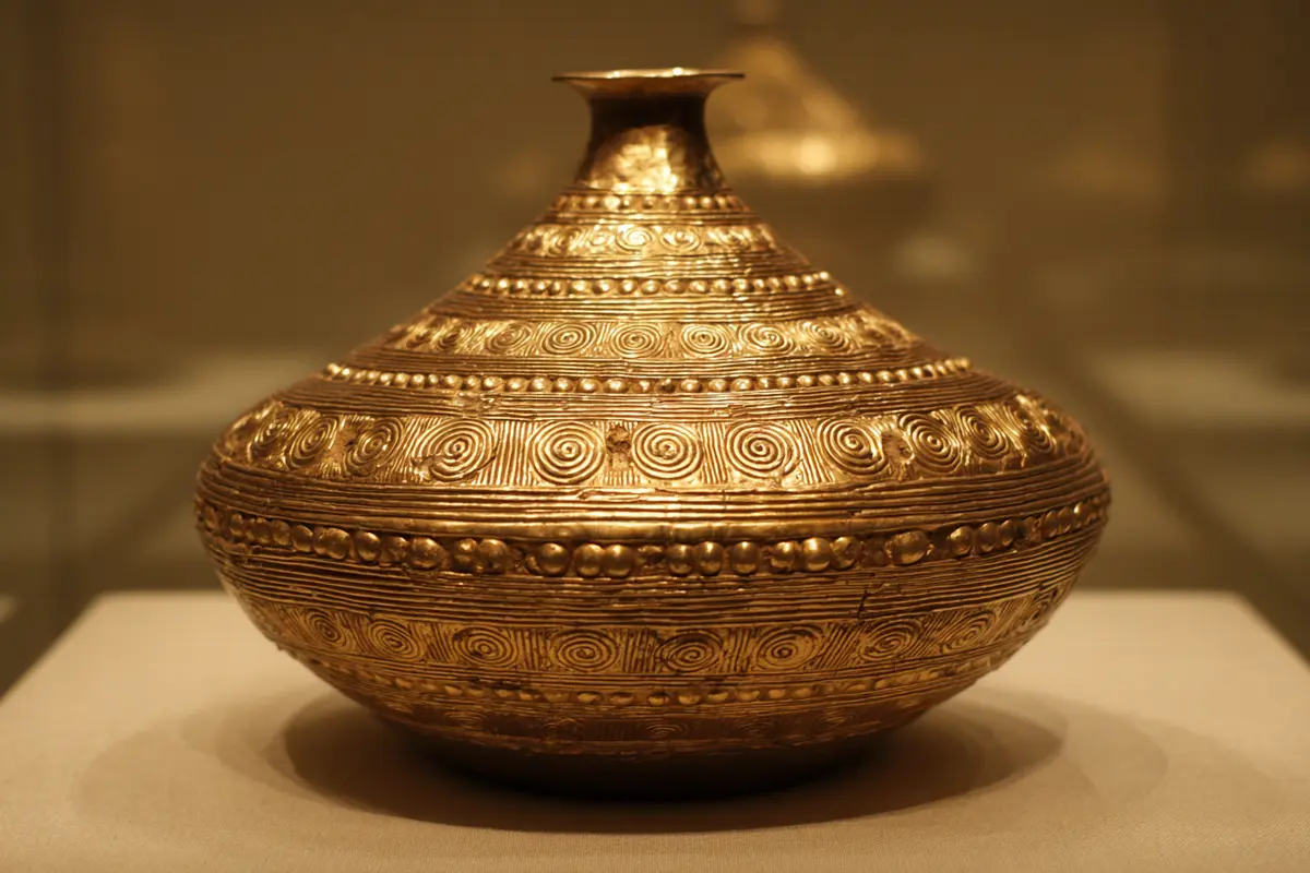 fischer findet vase am strand 3000 jahre altes gold darin