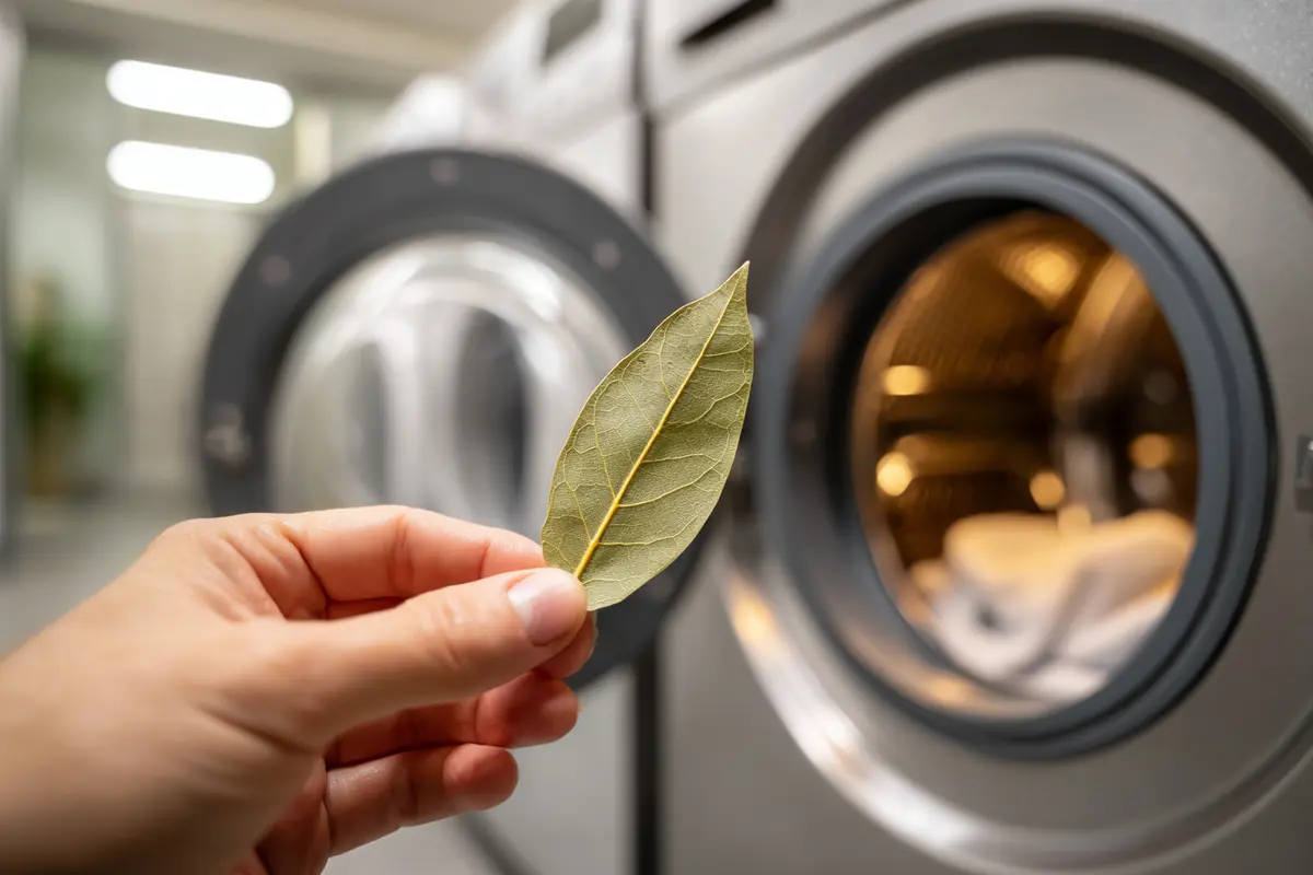 ich gab lorbeerblytter in die wysche so sauber war sie noch nie