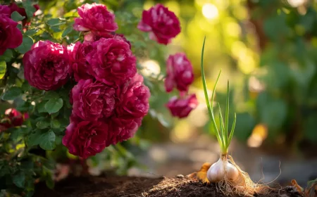knoblauch neben rosen dieser alte trick wirkt wirklich gegen blattlyuse