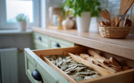 lorbeerblytter in der schublade der trick gegen insekten der glyck bringen soll