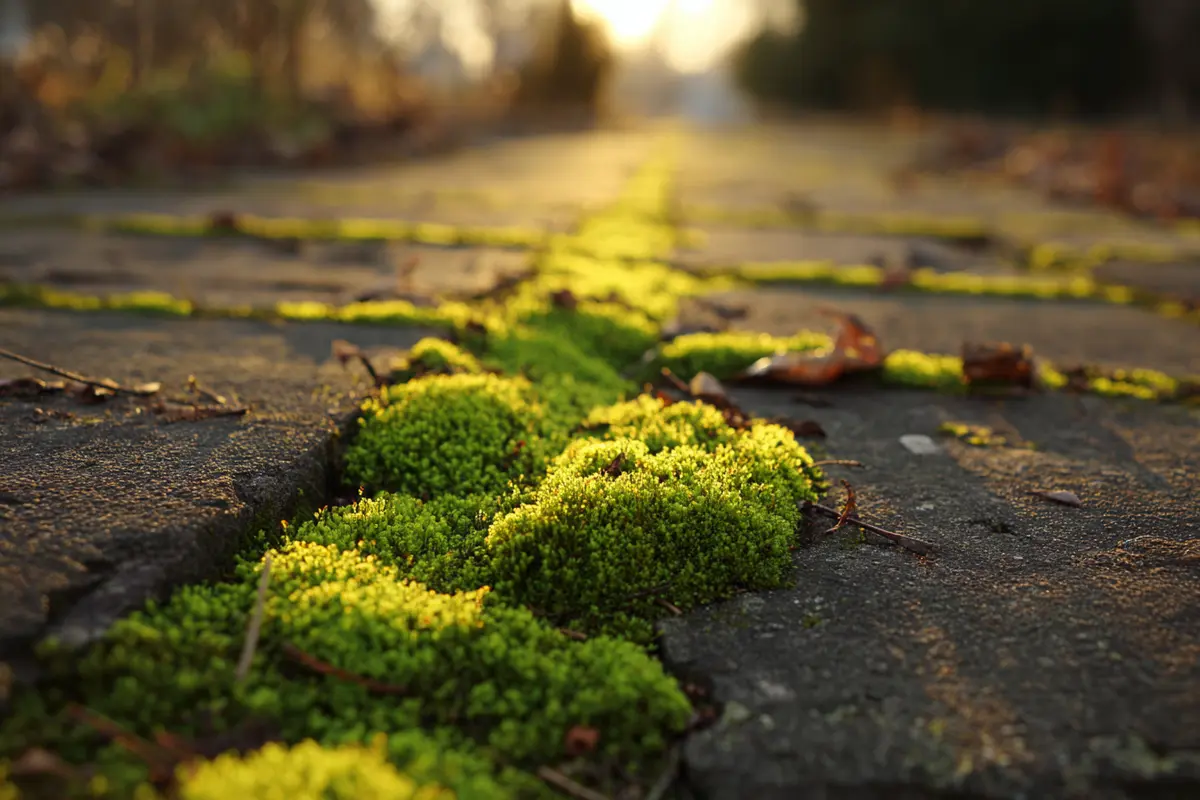 moos auf pflastersteinen dieser einfache trick wirkt yber nacht