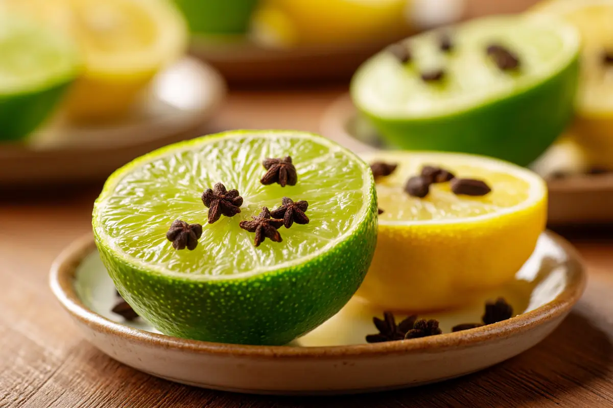 nelken in zitronen der geniale trick gegen mycken fliegen