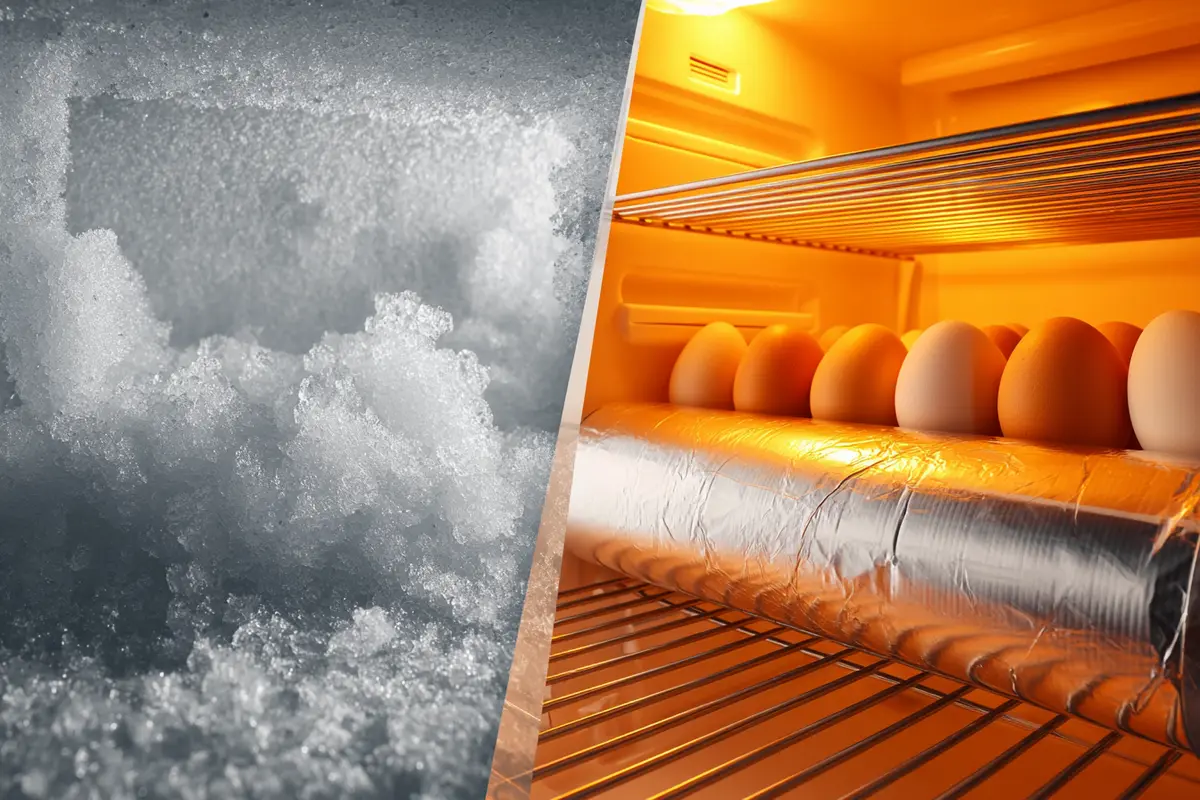 nie wieder eis kratzen genialer trick mit alufolie fyrs eisfach