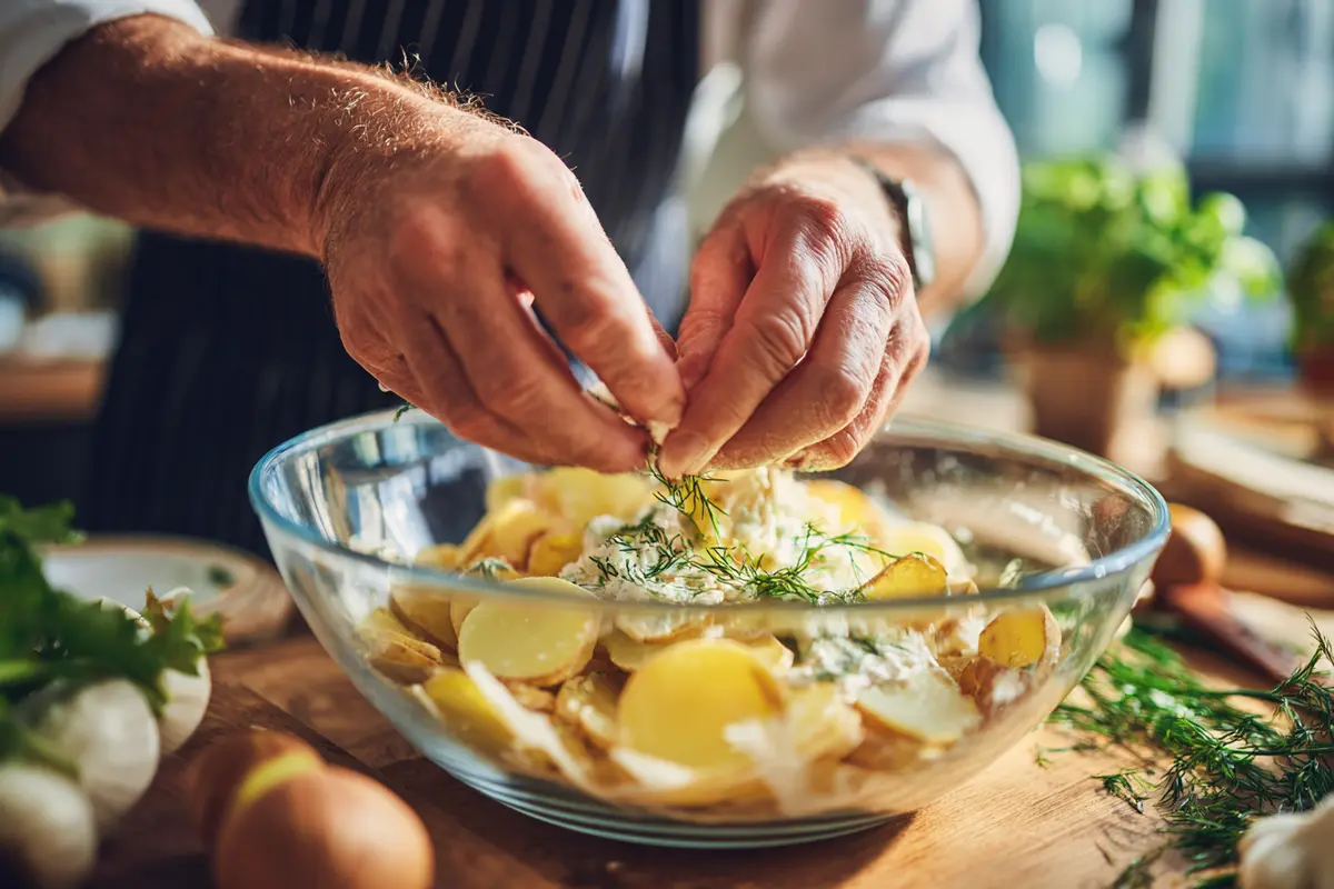 omas kartoffelsalat so wird er perfekt cremig 3
