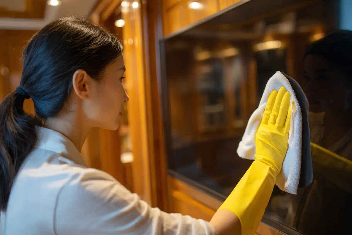 reinigen sie ihren tv niemals damit ein teurer fehler