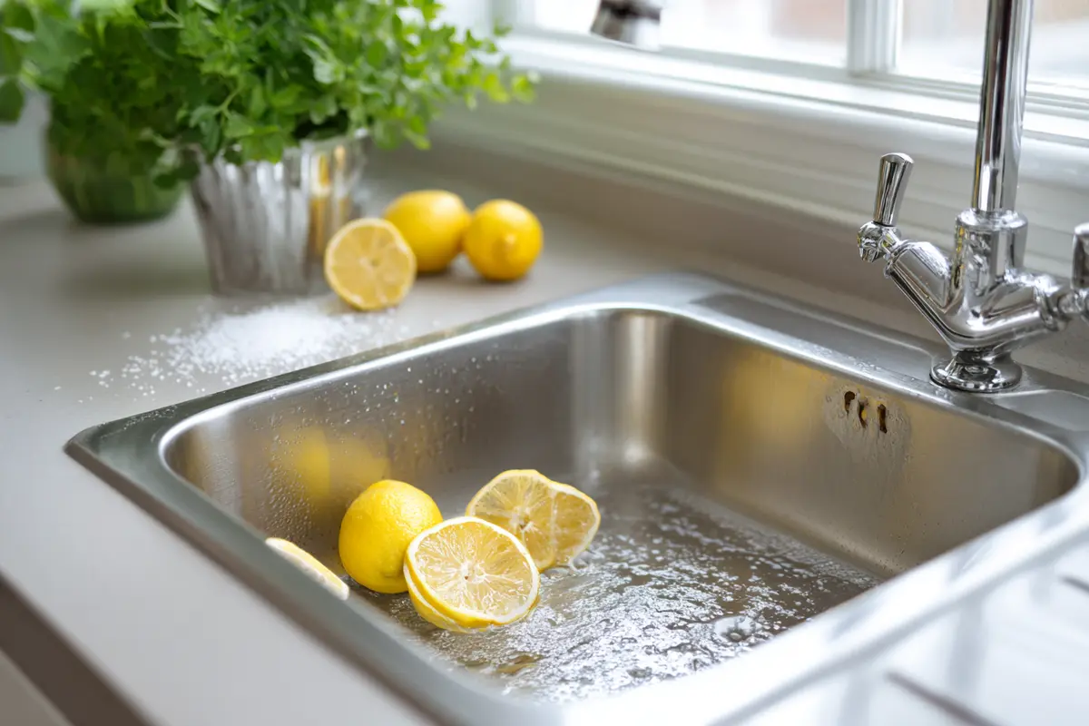 zitronenschalen mit salz natron mischen der profi trick 3