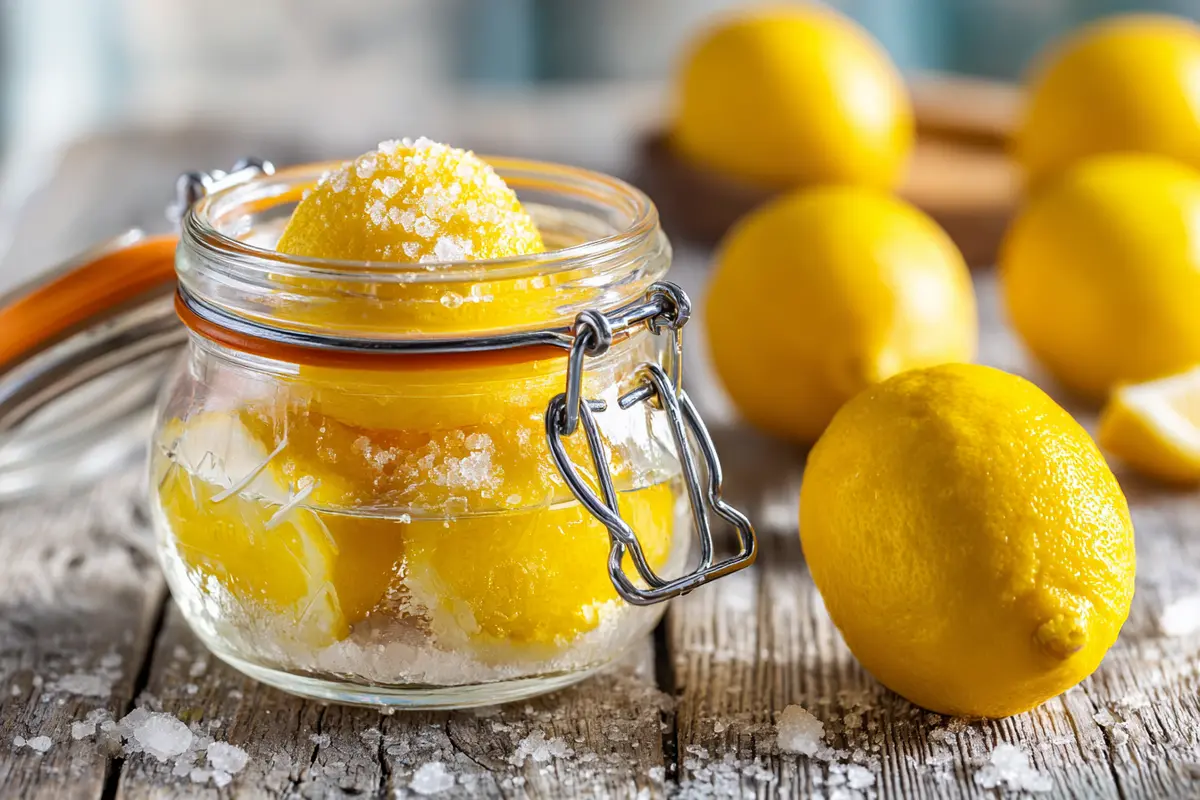 zitronenschalen mit salz natron mischen der profi trick