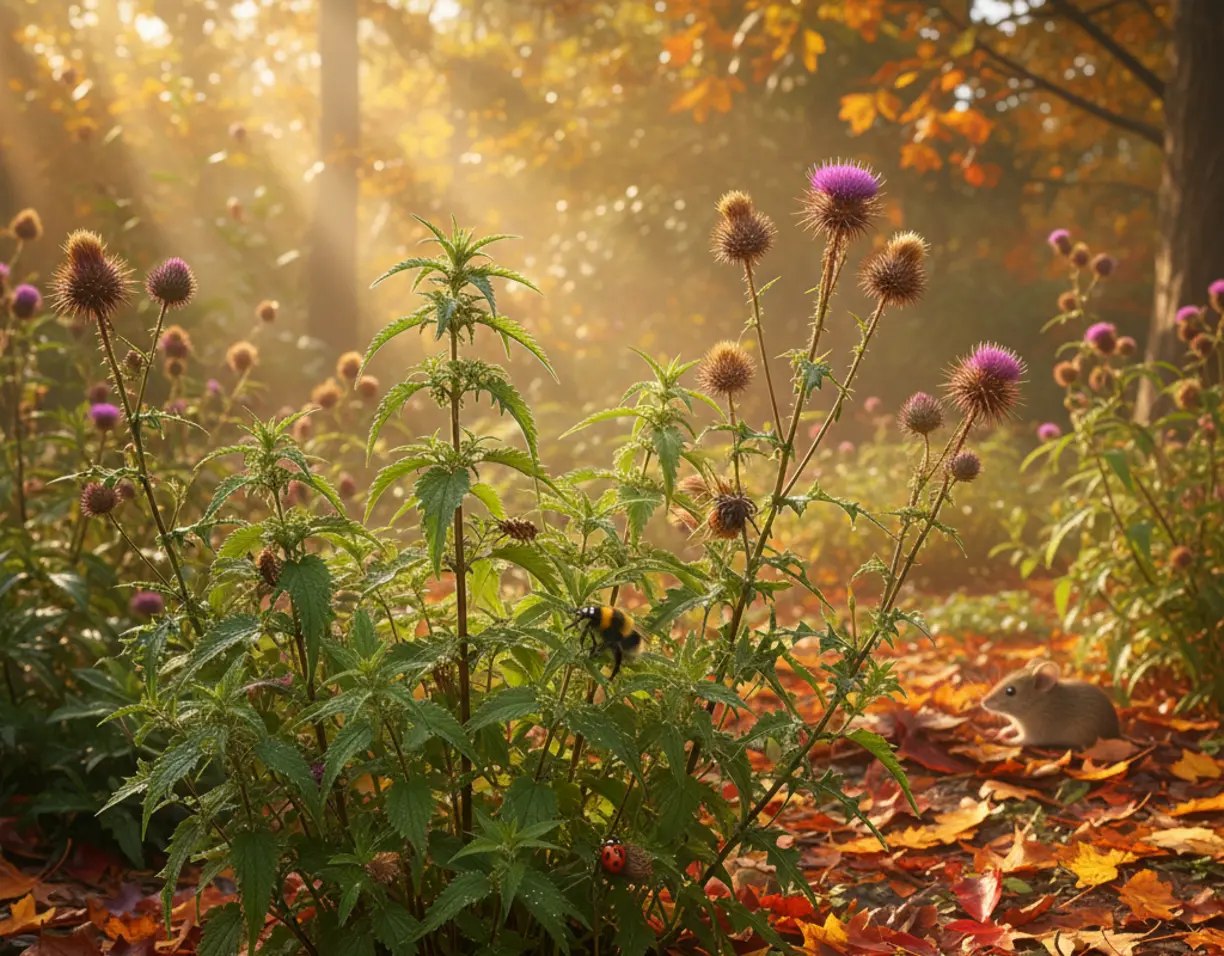 diese unkryuter sollten sie im herbst stehen lassen. der grund wird sie yberraschen 2