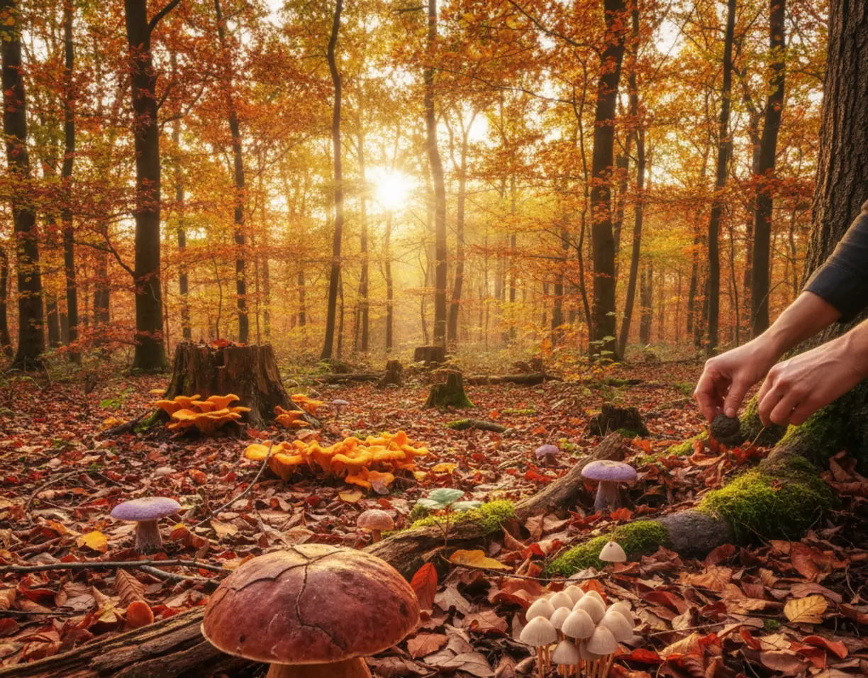 dieser pilz aberglaube bringt pech niemals so im wald handeln 2