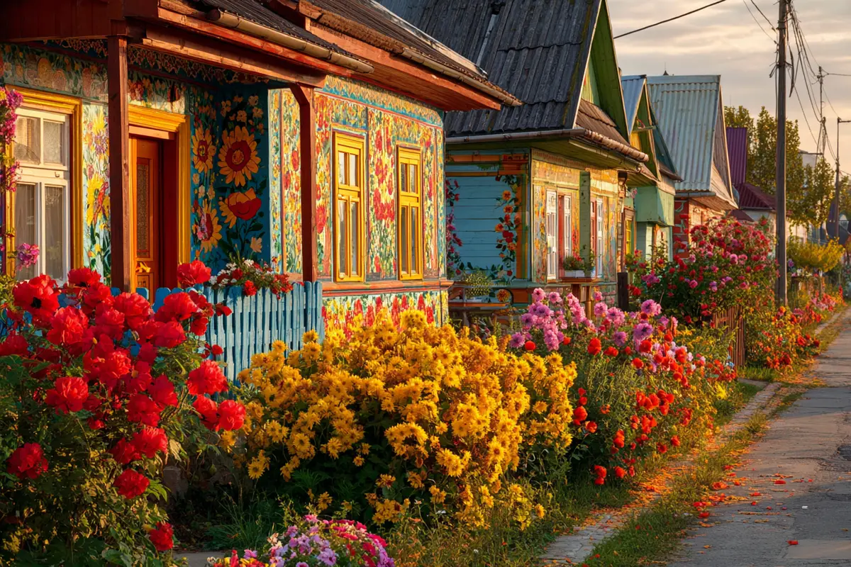 dieses 743 seelen dorf bemalt jede wand mit blumen 2